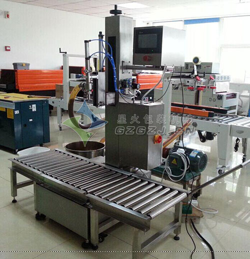 25kg車用尿素灌裝機-涂料稱重灌裝機